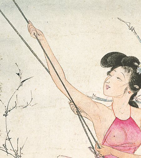 新蔡-胡也佛的仕女画和最知名的金瓶梅秘戏图